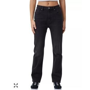 Cotton on slim straight jeans black US size 8
